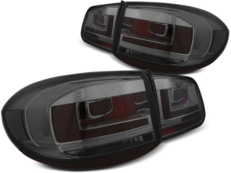 VW TIGUAN 5N - Zadní světla LED BAR EAGLE EYES - Kouřová