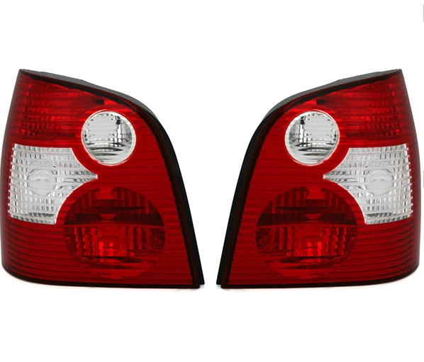 VW POLO 9N - Zadní světla DEPO - Červená