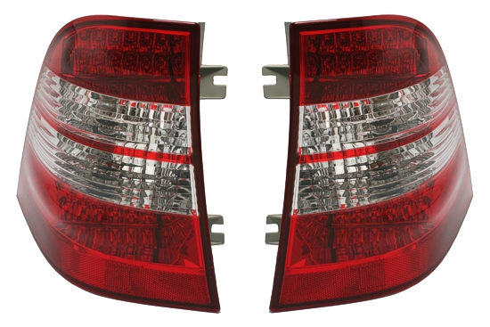 MERCEDES ML W163 - Zadní světla LED EAGLE EYES - Červená