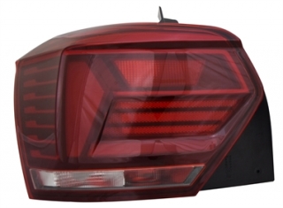 VW POLO 6 2G - Zadní levé světlo TYC - Červené